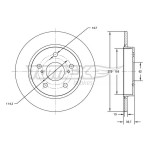 TOMEX Brakes Bremsscheibe